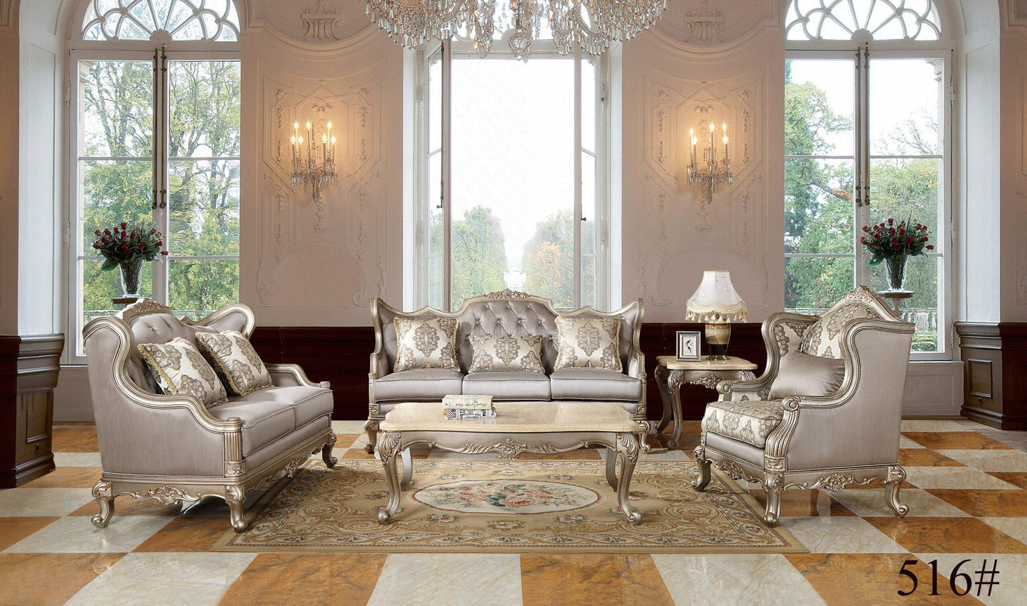 Vintage Royal Sofa Set - GL 6280