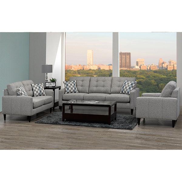 Rebel Gravel Custom Sofa - 4326