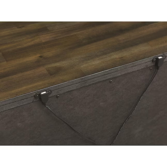 Smoky Brown Platform Storage Bedroom Set