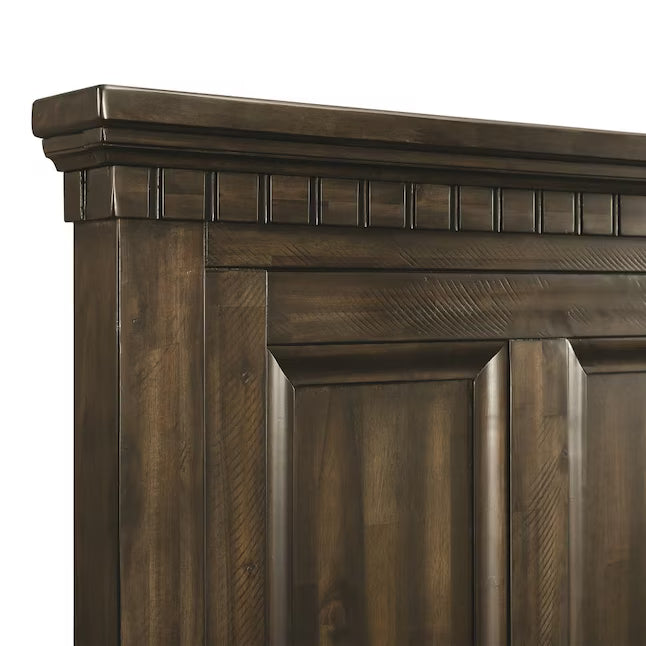 Smoky Brown Platform Storage Bedroom Set