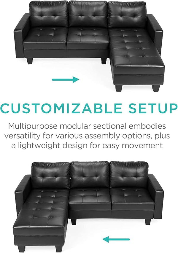 Lina Sectional Sofa with Ottoman