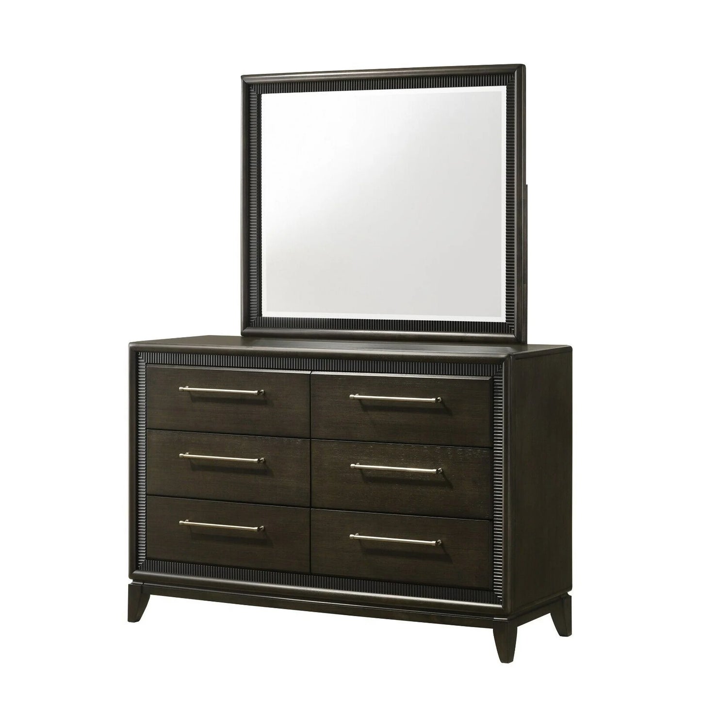 Lunara Brown Wooden Bedroom Set