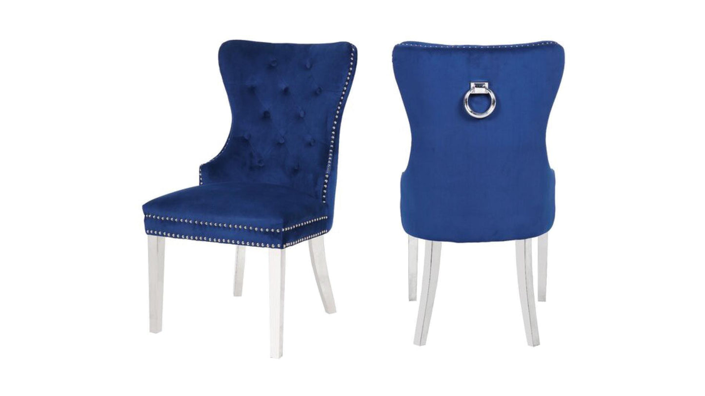 Erica Dining Chairs - Silver