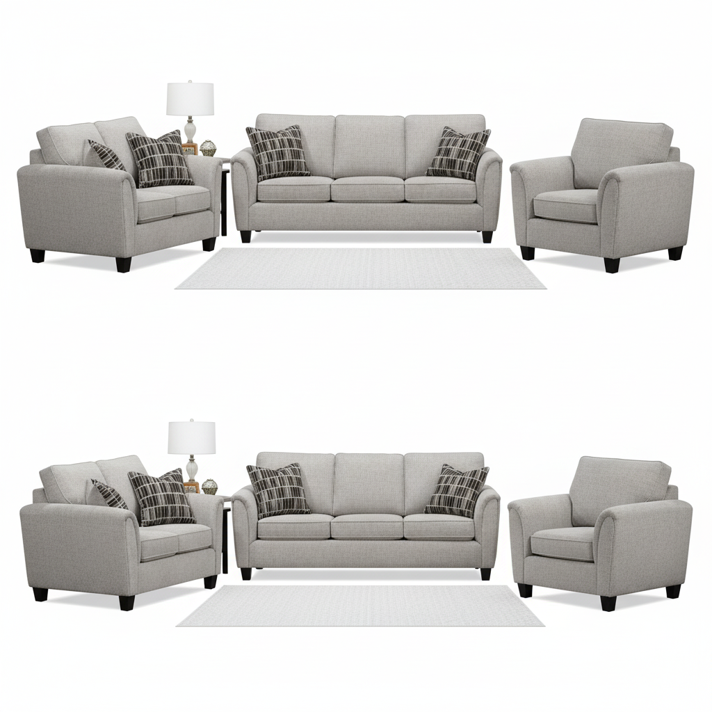 Concan Fabric Loveseat - 4328