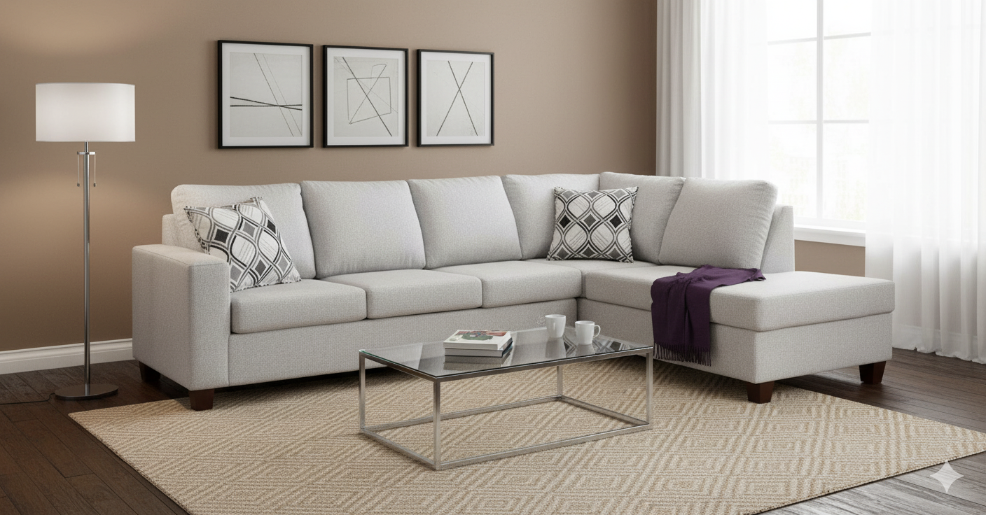 Canadian Made Sectional Sofa - 607