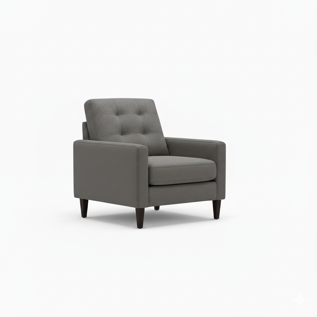 Rebel Gravel Custom Sofa Set - 4326