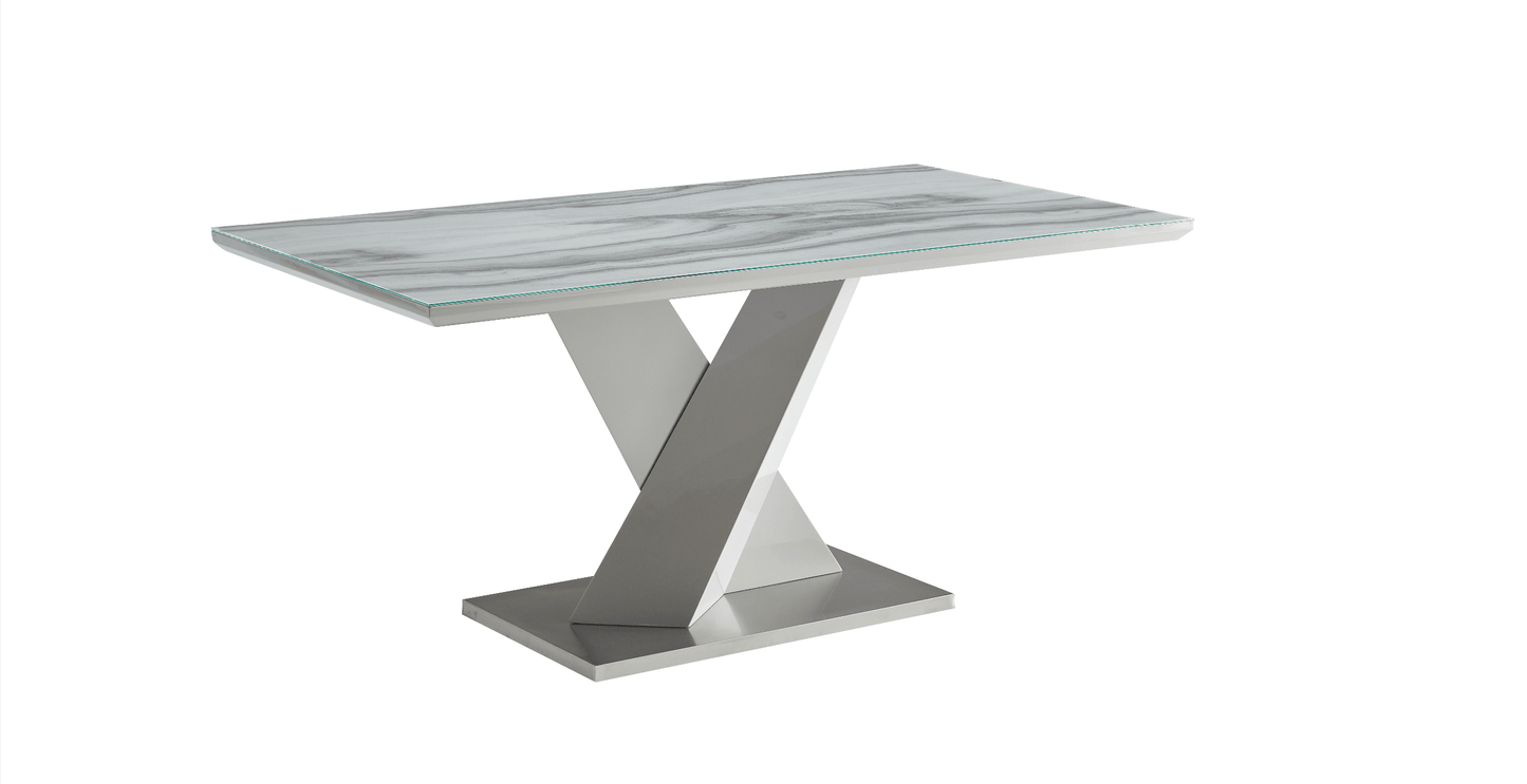 Granite 7-Piece Dining Table Set