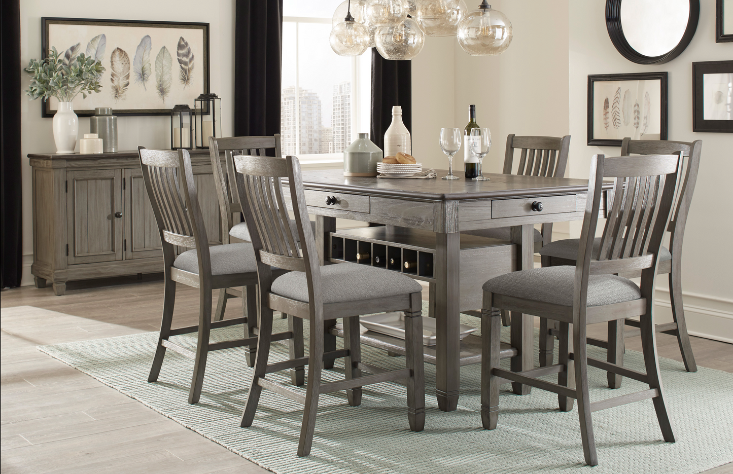Granby Counter-Height Dining Table Set
