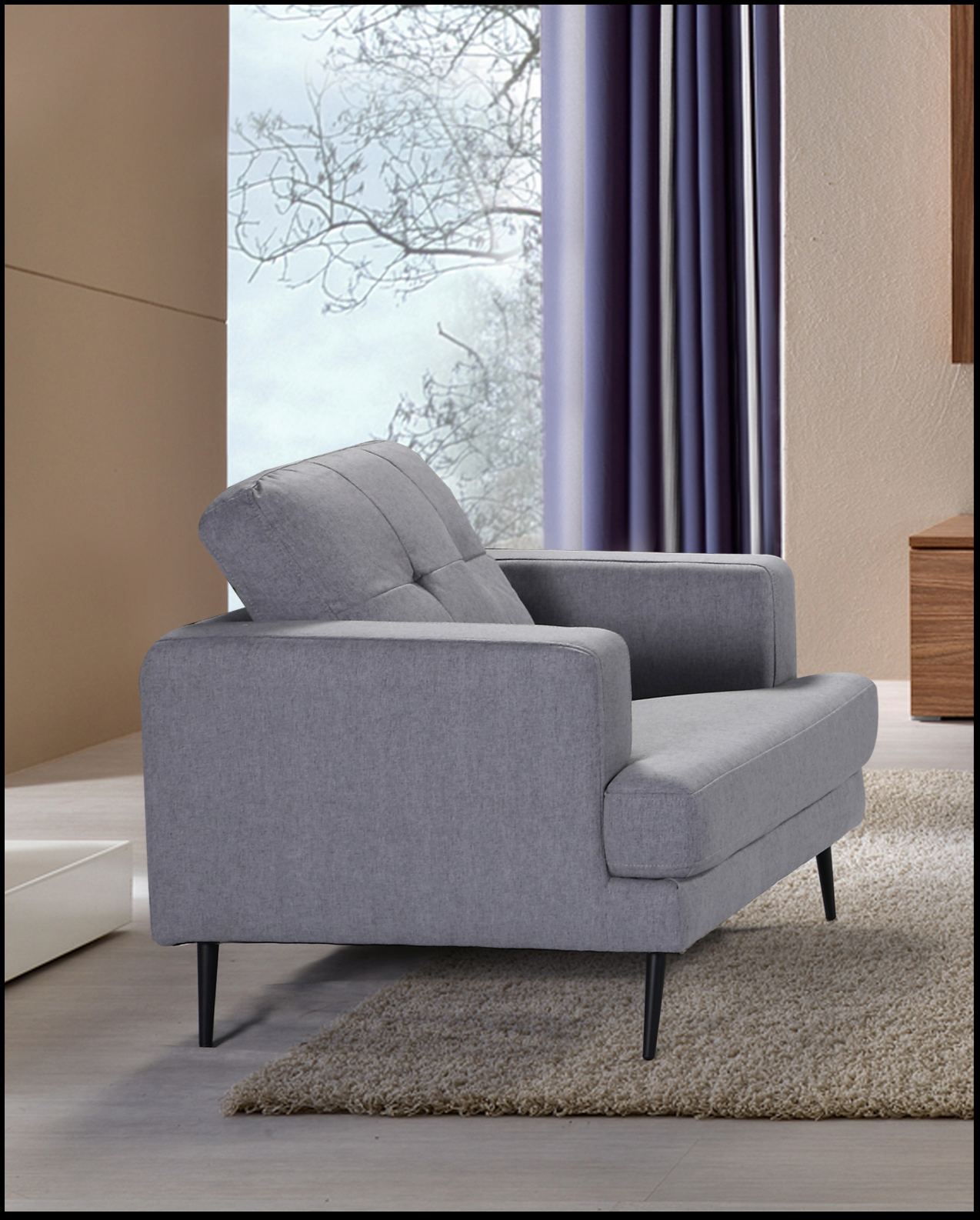 Avery Mid-Century Sofa Set