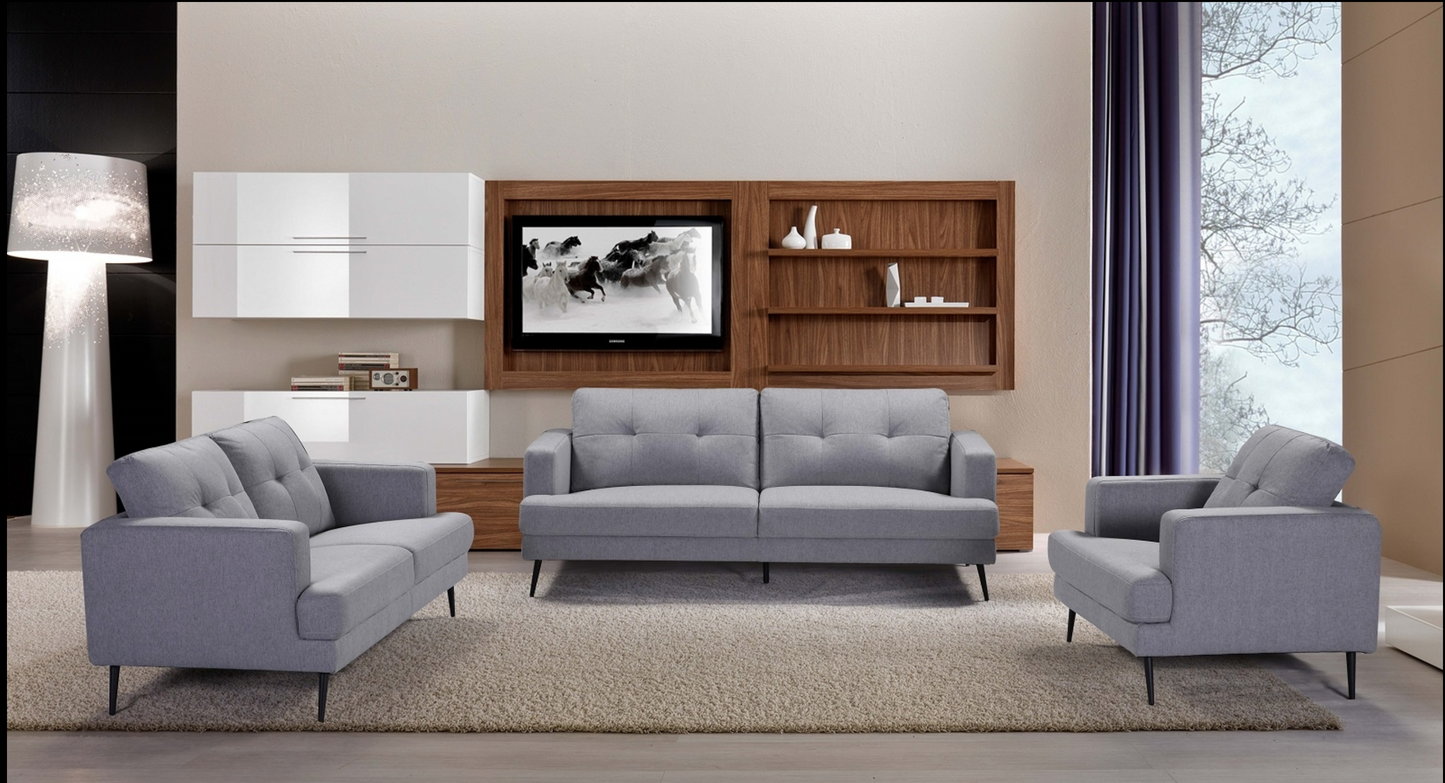 Avery Mid-Century Sofa Set
