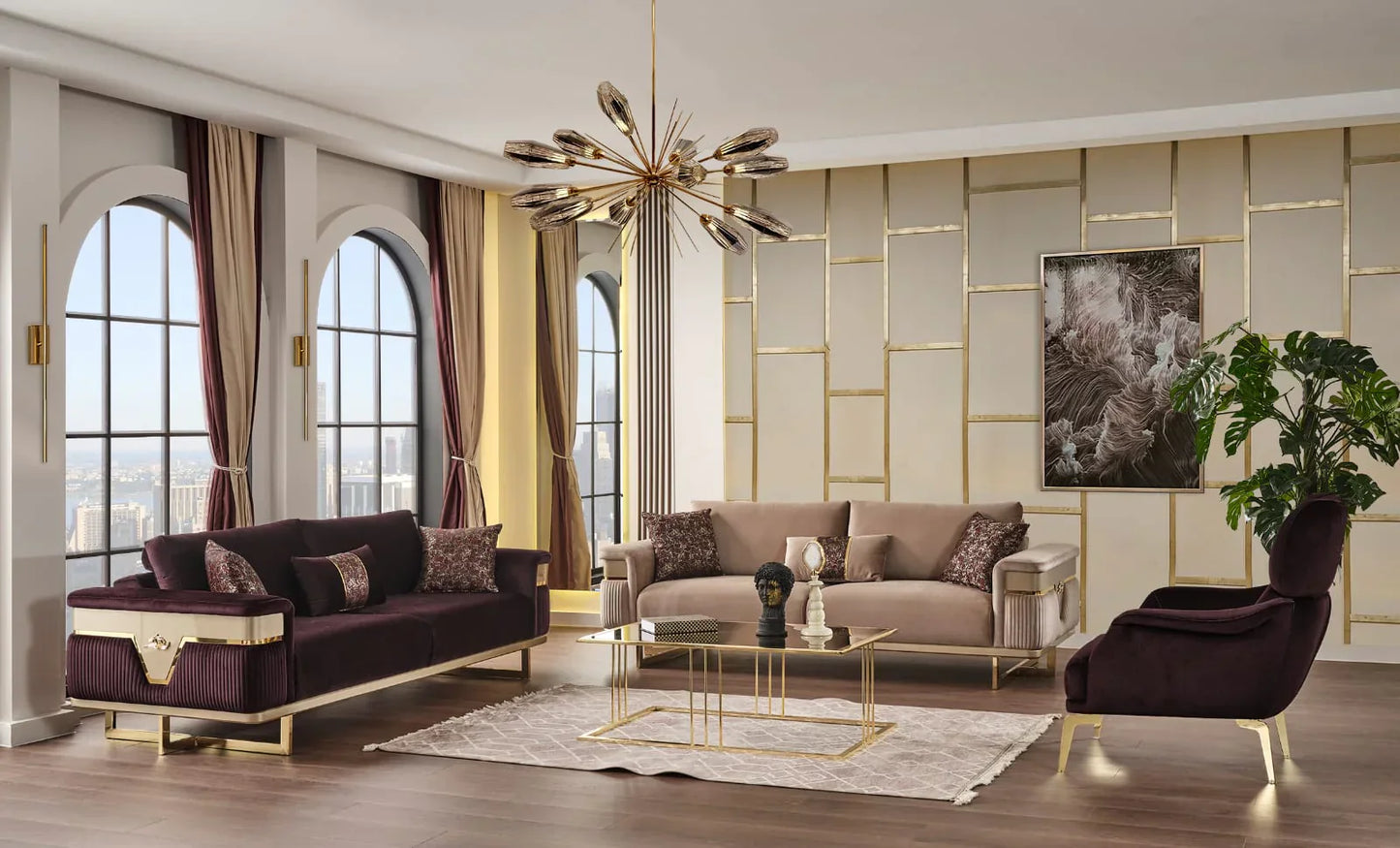 Truva Sofa Set