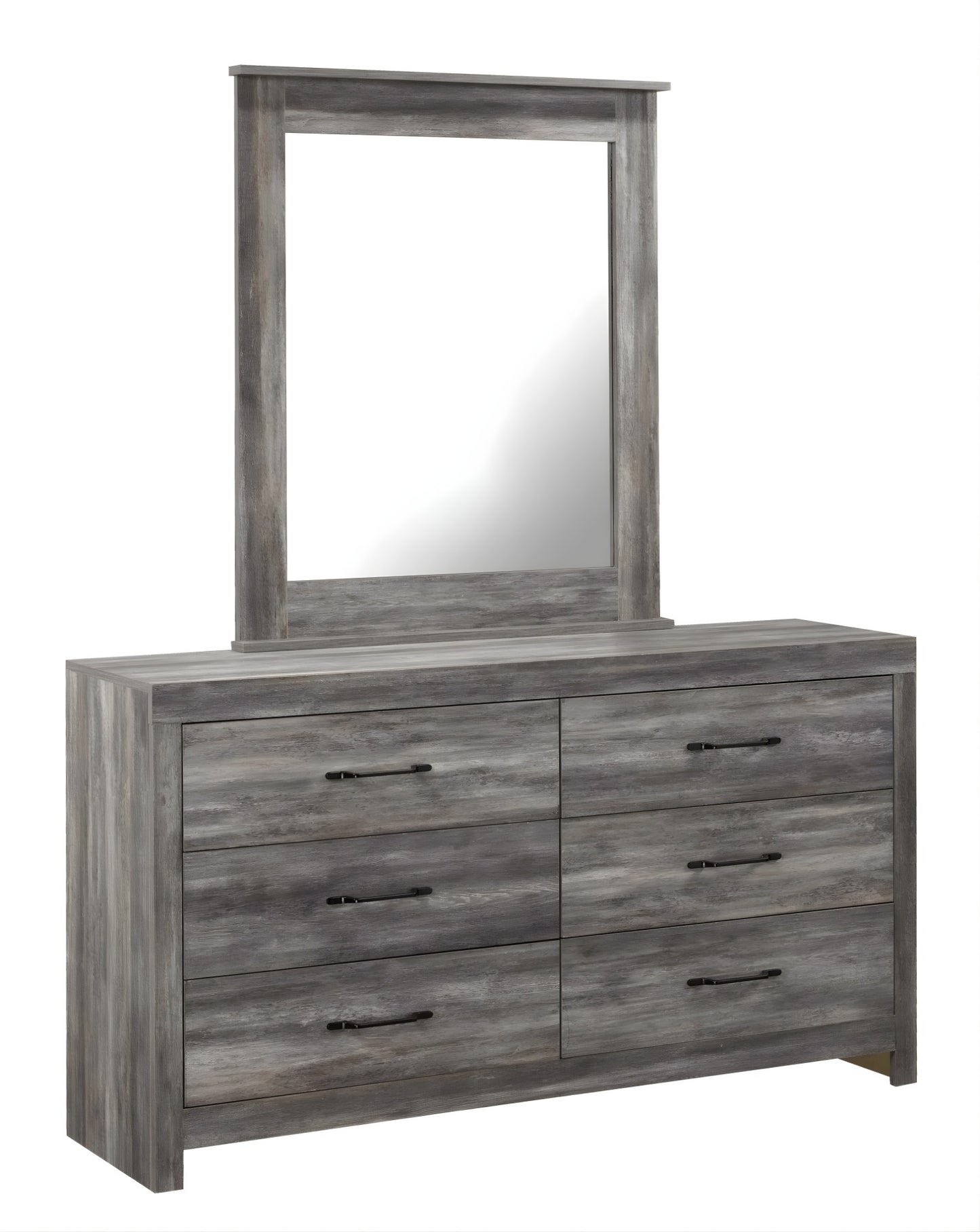 Canadian-Made Bedroom Set – Suede Grey & Black