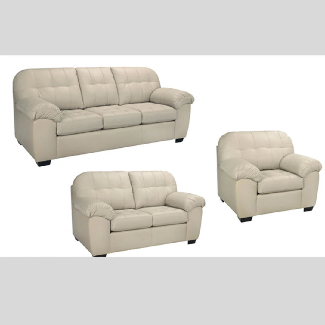 Zurick Chocolate – Leather Sofa Set