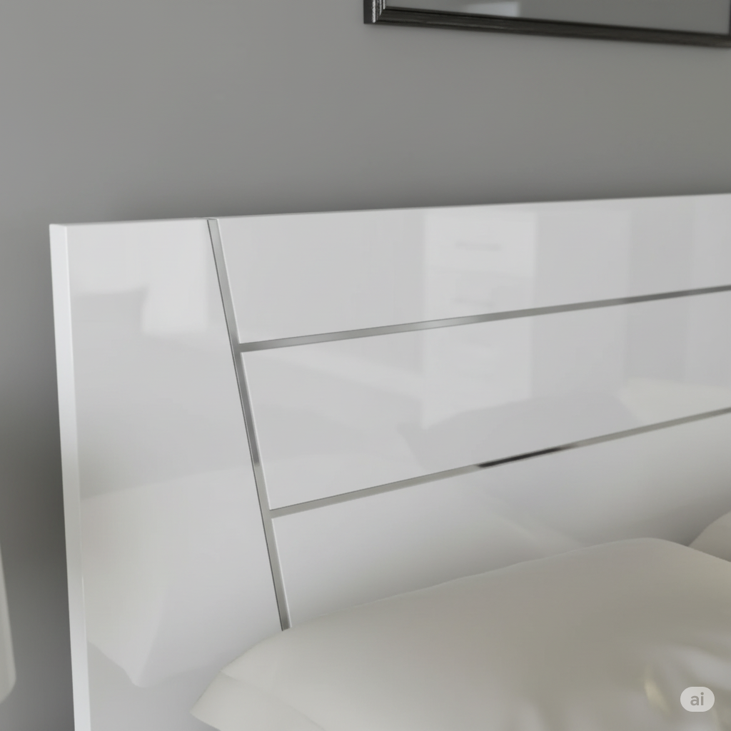 Fiona High Gloss Bedroom Set