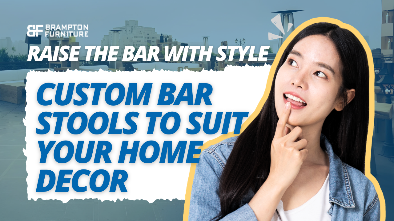 Raise the Bar with Style: Custom Bar Stools to Suit Your Home Decor