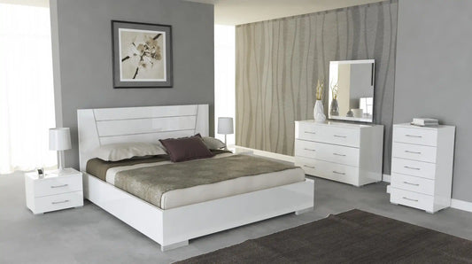 Fiona High Gloss Bedroom Set