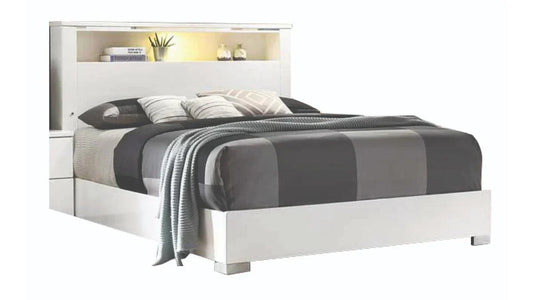 Elaine High Gloss Bed
