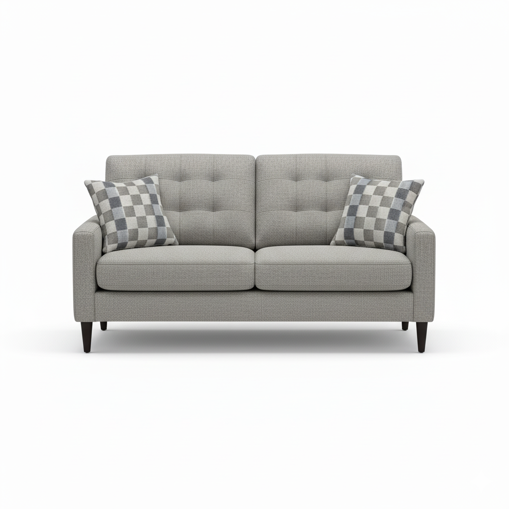 Rebel Gravel Custom Loveseat - 4326