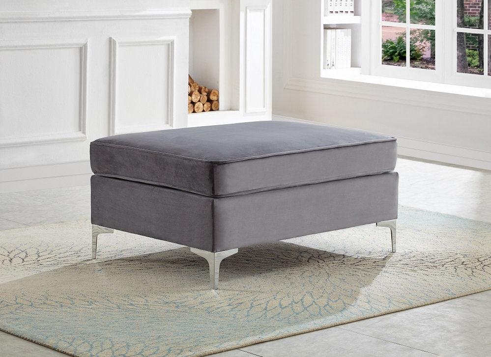 Elegant Velvet Ottoman - IF-9281-9283-9285