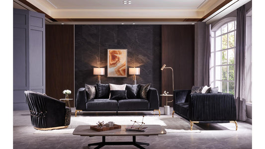 Majesty 3-Piece Luxury Sofa Set